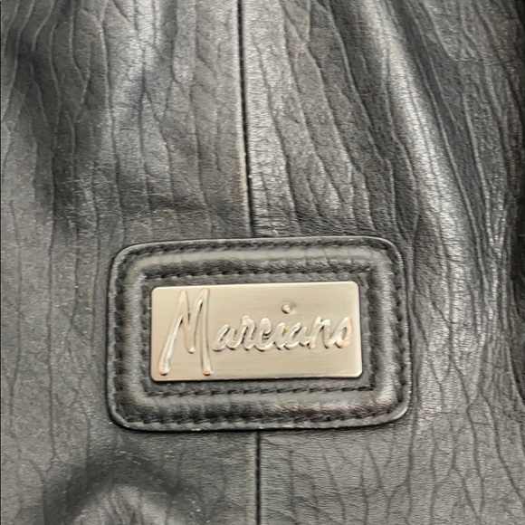 Marciano Black Leather Studs Large Hobo Bag - Picture 9 of 9